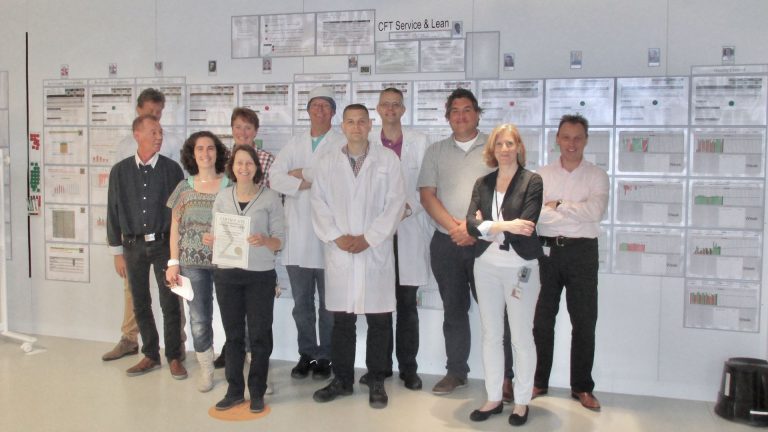 Lean Manufacturing certification at Givaudan Naarden Netherlands.