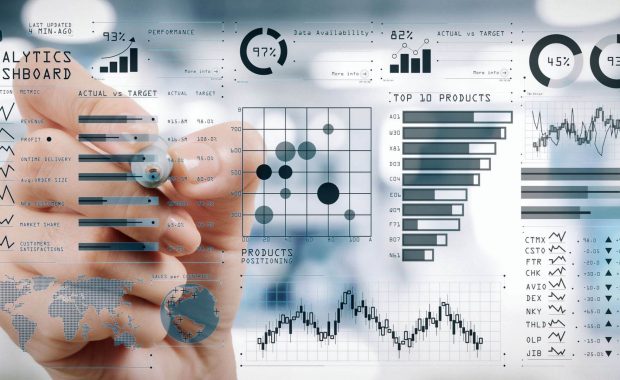 Performance management dashboard with KPIs.