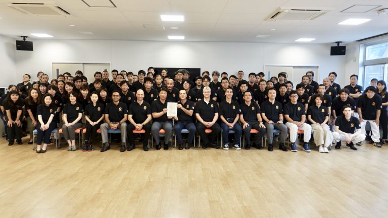 Lean Manufacturing certification group picture Japan.