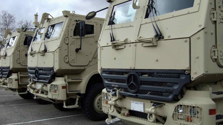 Mercedes armored vehicles from Lean factory in Molsheim France.