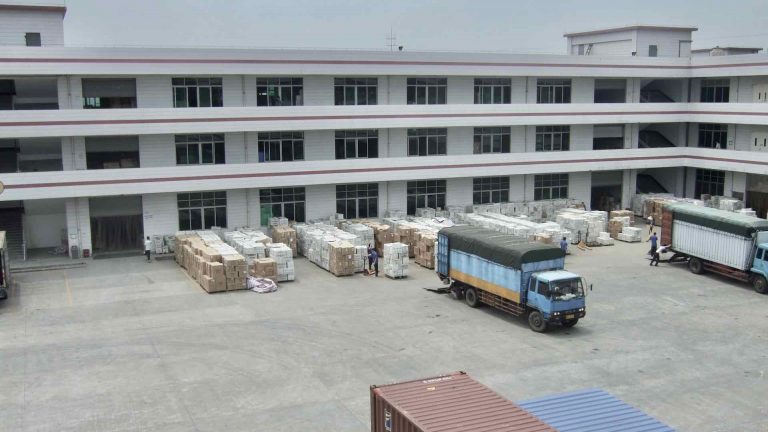 Just-in-Time (JIT) delivery of materials to factory in Guangdong China.