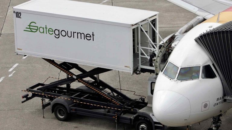 Airline Catering Loading Operation