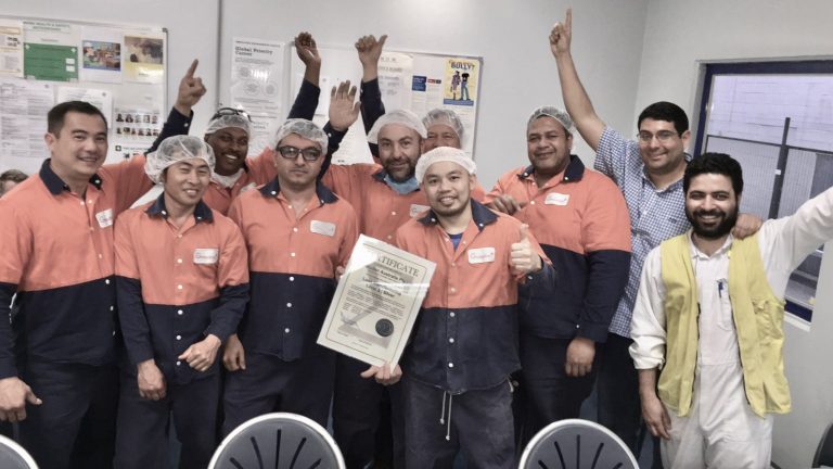 Lean factory certification with proud operators in Sydney Australia.