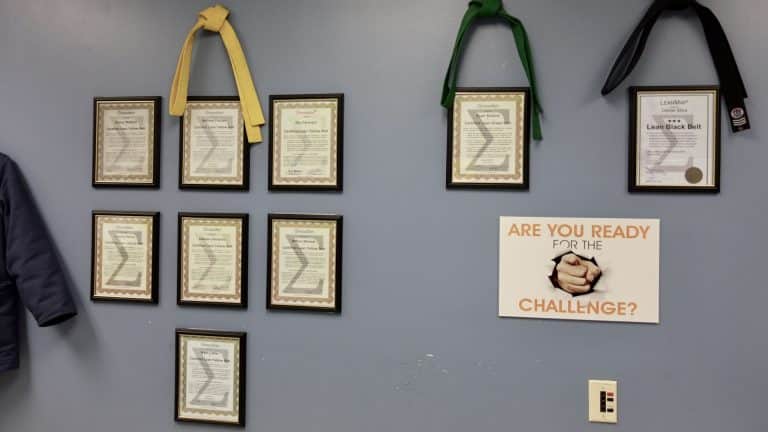 Lean Certification Wall of Fame