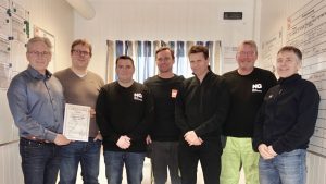 Norsk Gjenvinning Lean Silver Certification at Øra Norway.