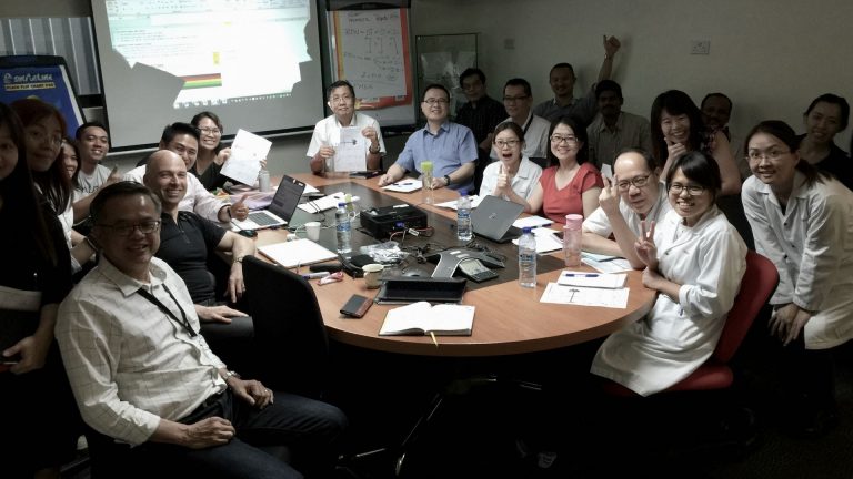 PDCA problem solving training for management team in Singapore.