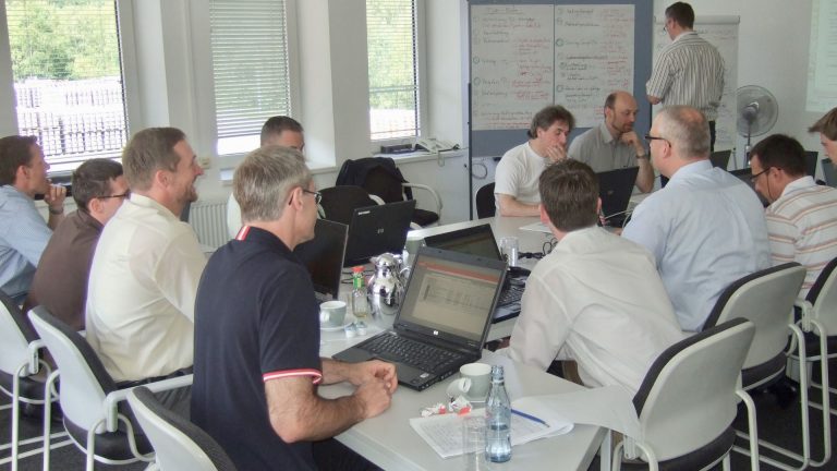 Lean management training for Franke Germany.