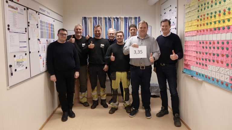 Internal Lean Benchmark Team at Øra, Norway.