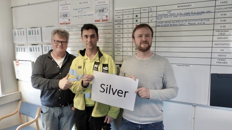 Lean Audit Silver Certification at Tønsberg, Norway.