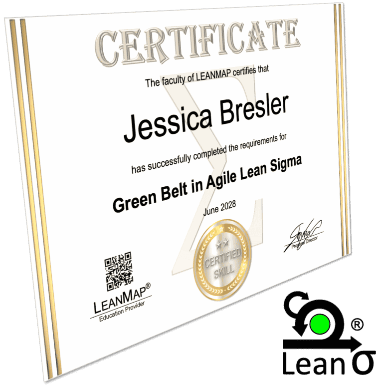 Agile Lean Six Sigma Green Belt Certificate