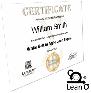 Agile Lean Six Sigma White Belt Certificate